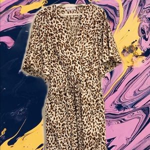 🟡Cute summer dress (knee length) animal print